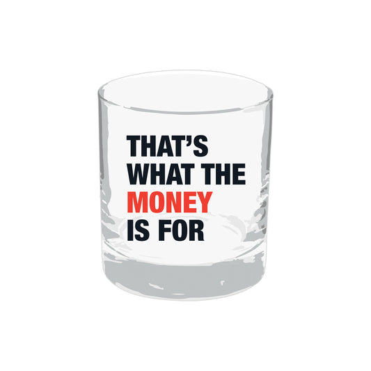 Mad Men Money Old Fashioned Glass